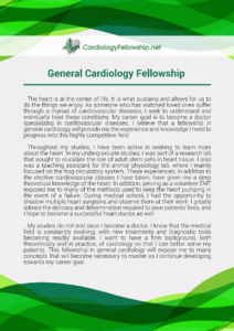 writing a general cardiology fellowship personal statement sample