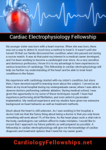 Cardiac Electrophysiology Fellowship
