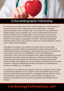 Echocardiography Fellowship